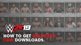 How To Get UNLIMITED DOWNLOADS In WWE 2K19 [upl. by Aikyt165]