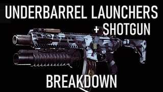 Warzone Underbarrel Launchers  Shotgun Stat Breakdown [upl. by Lymn364]