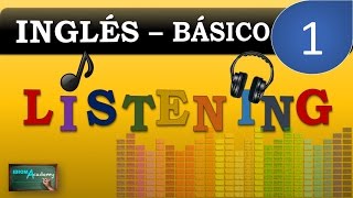 ENGLISH LISTENING PRACTICE  1  Mejora tu oído para el inglés Nivel Principiante [upl. by Enala]