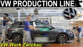 🏭 VOLKSWAGEN PRODUKTION ZWICKAU  Assembly Line Production Plant Footage [upl. by Ttessil]