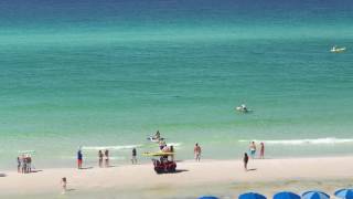 Shark nearly attacks girl in Destin Fl [upl. by Pamelina347]