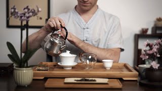 HOW to brew RAW PUERH tea  A GUIDE [upl. by Casie]