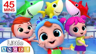 Baby Shark Dance  Nursery Rhymes by Little Angel [upl. by Mcspadden380]