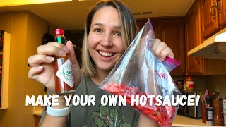 How to make HOMEMADE TABASCO SAUCE from homegrown peppers  Auxhart Gardening [upl. by Bartolomeo]