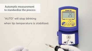 HAKKO FG100B Universal Soldering Tip Thermometer [upl. by Merill620]