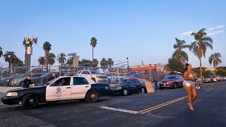 Driving Along Figueroa Street Los Angeles 4K Street View  Episode 1 [upl. by Yeliab]