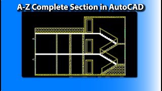 How to draw section in AutoCAD [upl. by Aihsak]