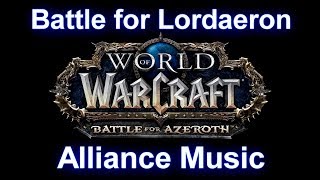 Battle for Lordaeron Music Alliance  Warcraft Battle for Azeroth Music [upl. by Hgielar]