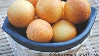 COLOMBIAN BUÑUELOS  How To Make Colombian Cheese Fritters  SyS [upl. by Twelve]