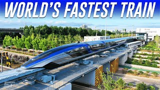 China’s New Maglev Bullet Train Is Now World’s Fastest Land Vehicle [upl. by Rehteh]