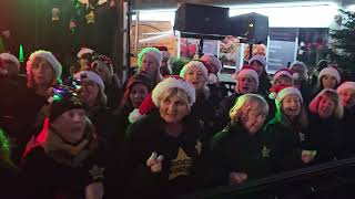 WHAT CHRISTMAS MEANS TO ME Rock Choir at Birkdale Lights Switch On 1st December 2024 [upl. by Ott]