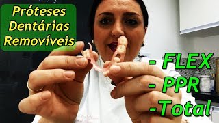 3 Principais Tipos de Prótese Dentária Removível [upl. by Fezoj349]