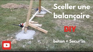 Sceller une balançoire  DIY [upl. by Neleag]