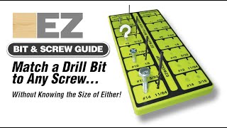 EZ Match Bit amp Screw Guide [upl. by Ennasirk]