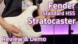 Fender Standard HSS Stratocaster  Review amp Demo [upl. by Bacchus]