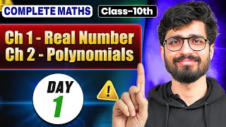 Class 10 Maths  Day 1  Real Numbers amp Polynomials  Class 10  Alakh Pandey  Ritik Sir [upl. by Nannette]