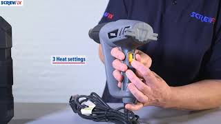 TITAN TTB284HTG 2000W HEAT GUN  Screwfix [upl. by Hakeem]