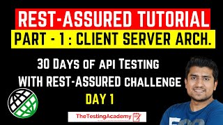 Rest Assured Tutorial  Day 1  Client Server Architecture Explained API Testing Basics [upl. by Araihc]