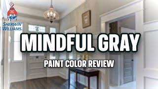 Sherwin Williams Mindful Gray  AWESOME MIDTONE GRAY [upl. by Arimihc438]