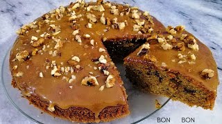 Easy Date Cake Recipe  Ramadan Special  Bon Bon [upl. by Emelina221]