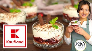 Weihnachtsrezept  KirschSpekulatiusSchichtdessert im Glas  Kaufland [upl. by Anidan]