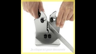 Aiguiseur de Couteaux Professionnel  comment aiguiser ses couteaux le tuto [upl. by Liemaj]