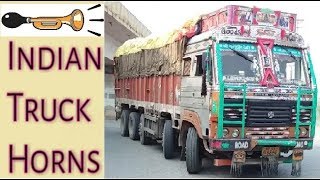 INDIAN TRUCK HORNS of Different Types [upl. by Nirehtak92]