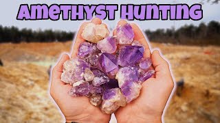 Finding INSANE Amethyst Quartz Crystals at the Jacksons Crossroads JXR Mine in Georgia [upl. by Gile]