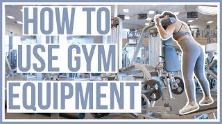 HOW TO USE GYM EQUIPMENT  Lower Body Machines [upl. by Aicinod]