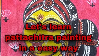 Easy Pattachitra Painting for beginners [upl. by Rebane]