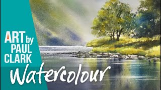 How to paint reflections in watercolour by Paul Clark [upl. by Ellohcin139]