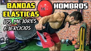 🔴 Mejores Ejercicios BANDAS ELASTICAS HOMBROS  MALAGAENTRENA [upl. by Amalie575]