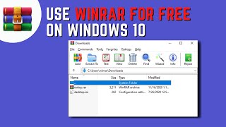 How To Download WinRAR For Free Windows 10 [upl. by Eatnoed513]