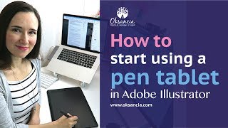 How to use a graphics tablet with Adobe Illustrator Getting started guide [upl. by Lizette]