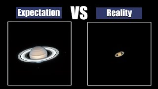 Planets through a telescope Expectation and Reality [upl. by O'Brien583]