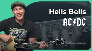 Hells Bells Guitar Lesson  ACDC [upl. by Cristine]