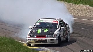 500HP Turbo Ford Sierra Cosworth Tearing Up the Track [upl. by Htiderem670]