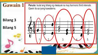 MUSIC 4 Q4 Week 4 Ang mga Harmonic Interval ng Awitin Harmonic Third Interval [upl. by Delfine]