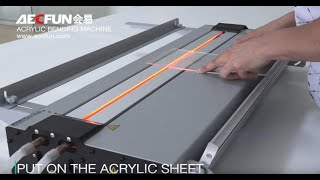 Manual Acrylic Bending Machine for PP Plexiglass Plastic sheet organic glass [upl. by Sanferd]