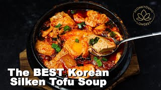 The BEST Korean Silken Tofu Soup  Authentic Korean Tofu Soup Recipe [upl. by Beaufert434]