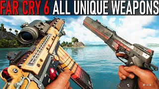 Far Cry 6 All Unique Weapons [upl. by Nevetse]