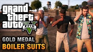 GTA 5  Mission 35  Boiler Suits 100 Gold Medal Walkthrough [upl. by Kedezihclem821]