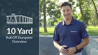 How Big Is A 10 Yard Dumpster  Dumpsterscom [upl. by Skip]