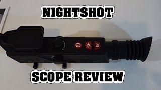 Random Review Night Shot  Night Vision Rifle Scope [upl. by Bobina560]