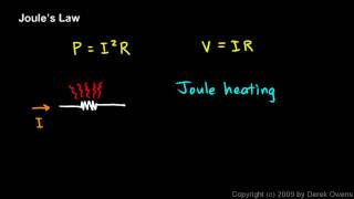 Physics 1332a  Joules Law [upl. by Yniatirb]