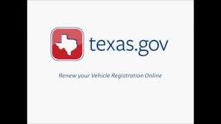 Texasgov Vehicle Registration Renewal Demo Video [upl. by Codi]