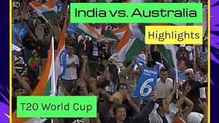 India vs Australia T20 World Cup Highlights Thrilling Cricket Action [upl. by Sieracki635]