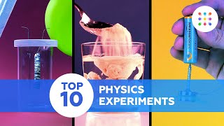 TOP 10 physics experiments to do at home [upl. by Laurice]