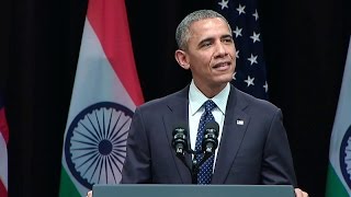 President Obama Addresses the People of India [upl. by Onitsuj521]