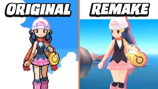 Pokémon Brilliant Diamond amp Shining Pearl  DS vs Switch Graphics Comparison [upl. by Loveridge]